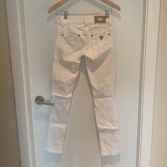 Guess vintage low rise white ripped Jeans - Picture 5 of 5